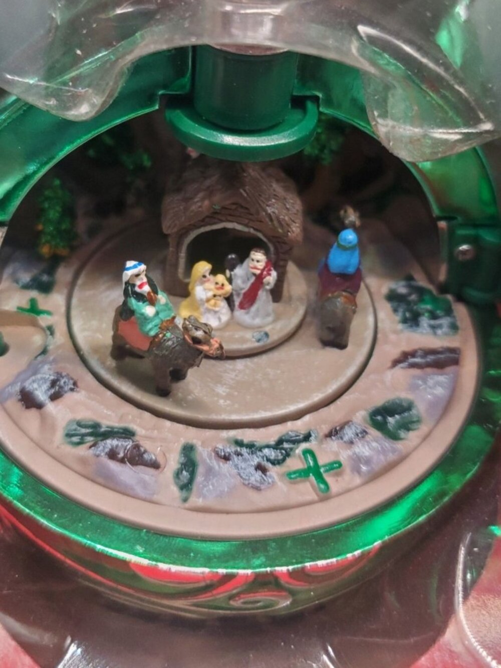 Mr. Christmas Hidden Holiday Ornament Nativity Plays "Away In A Manger" Animated - Picture 3 of 9